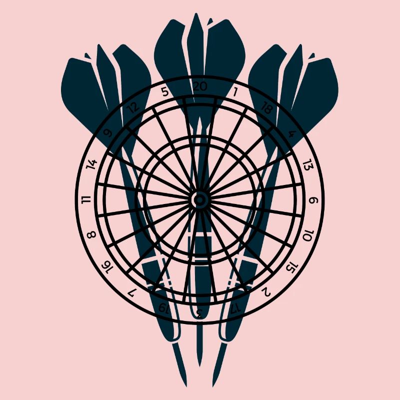 Trois flèches devant la cible