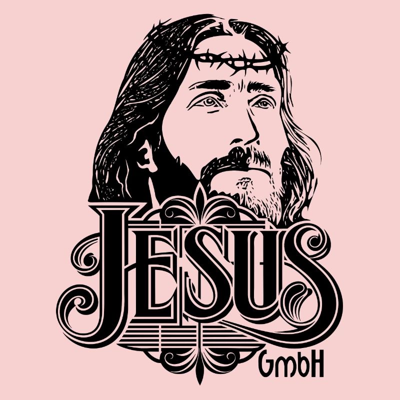 Jésus Tête avec Écriture 2