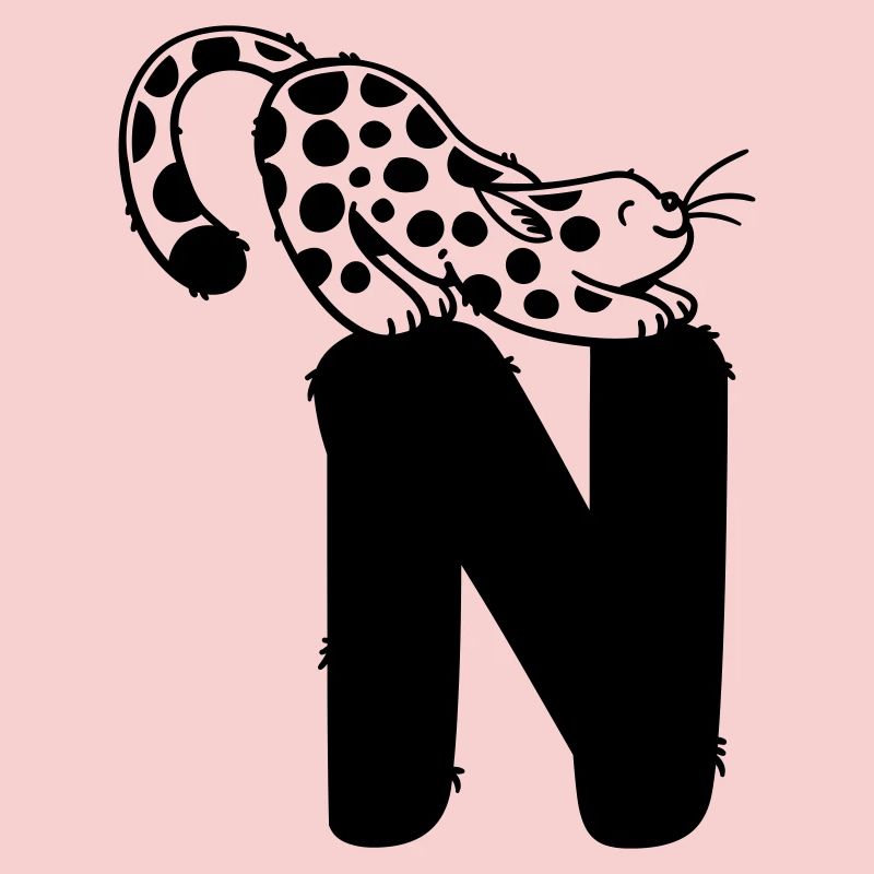 Cat Letter N