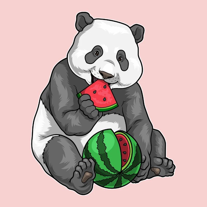 Panda Pastèque