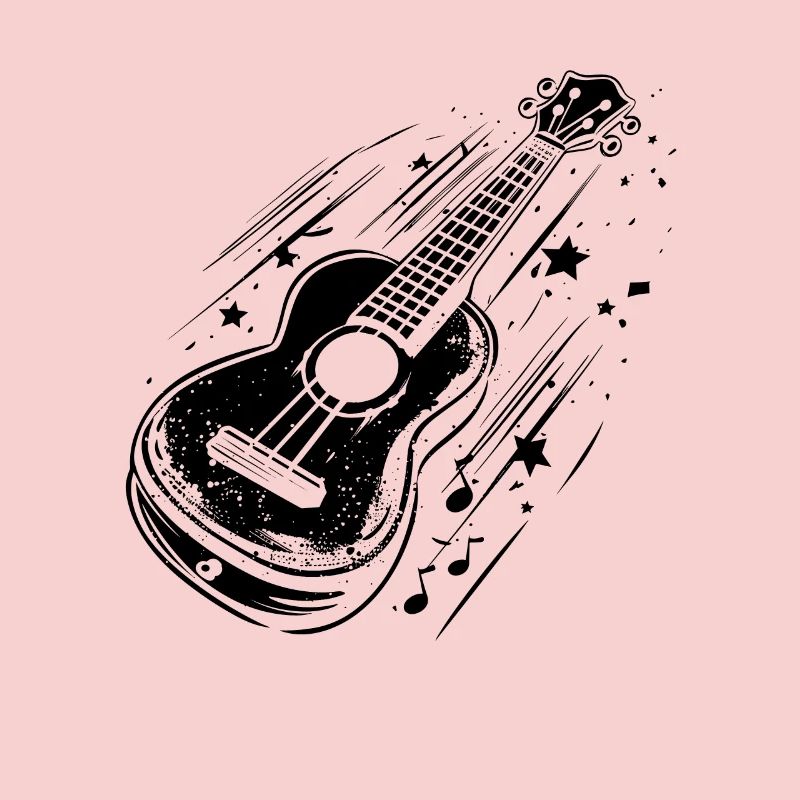 Ukulele Drawing