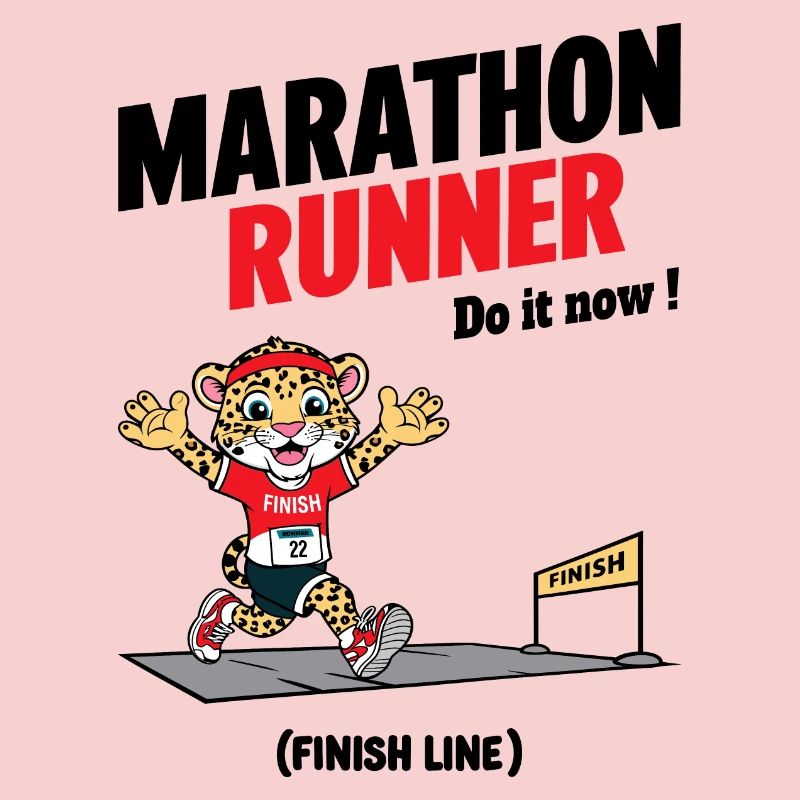 Leopard Marathon Läufer