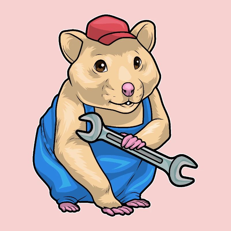 Clé mécanique hamster