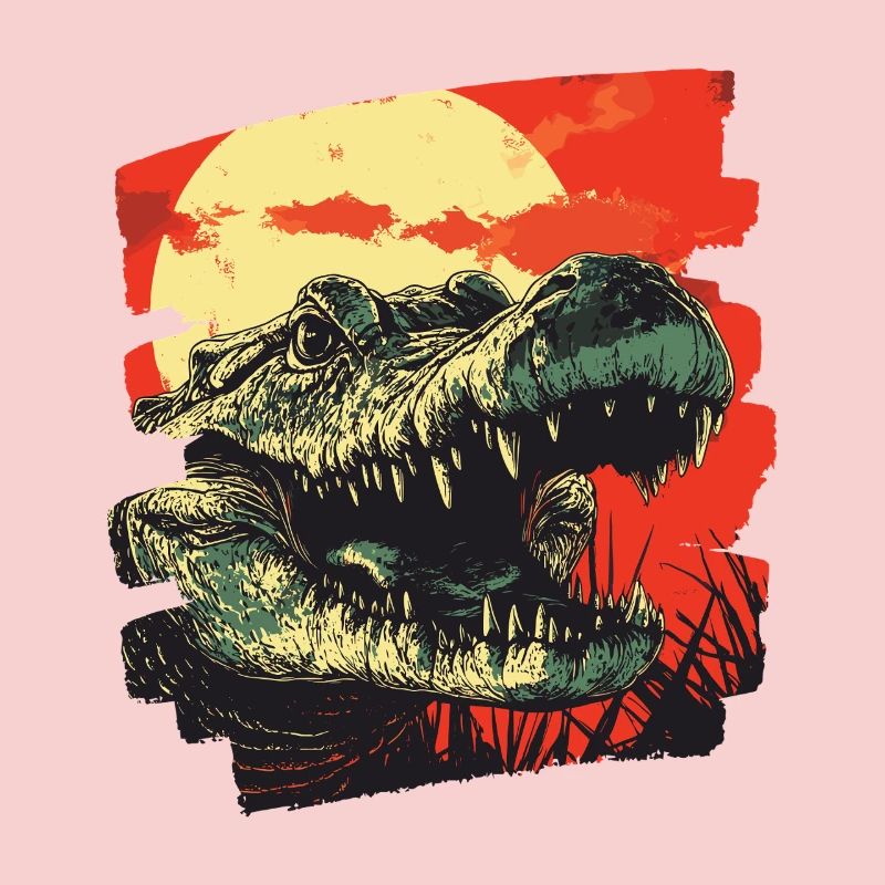 Crocodile Retro