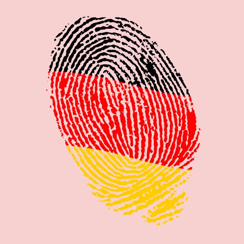 German flag fingerprints