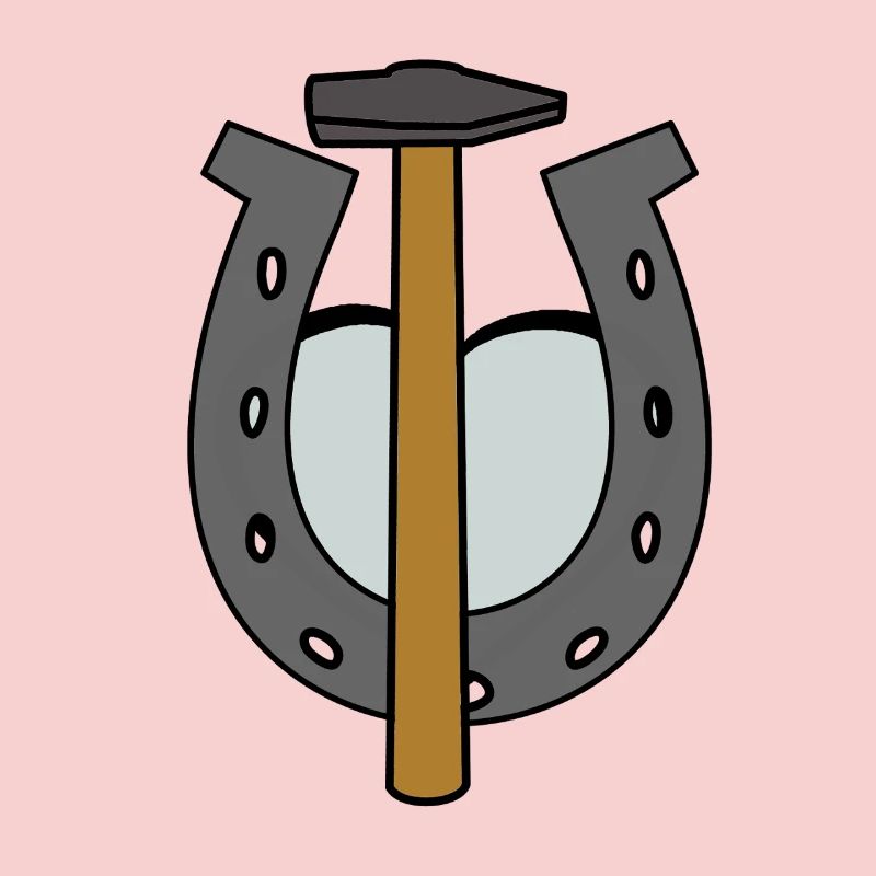 Sabot Cheval Maréchal-ferrant Fer à cheval Forgeron Forgeron