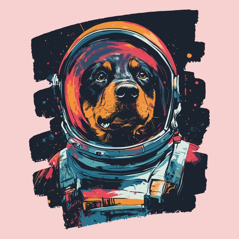 Rottweiler Astronaute