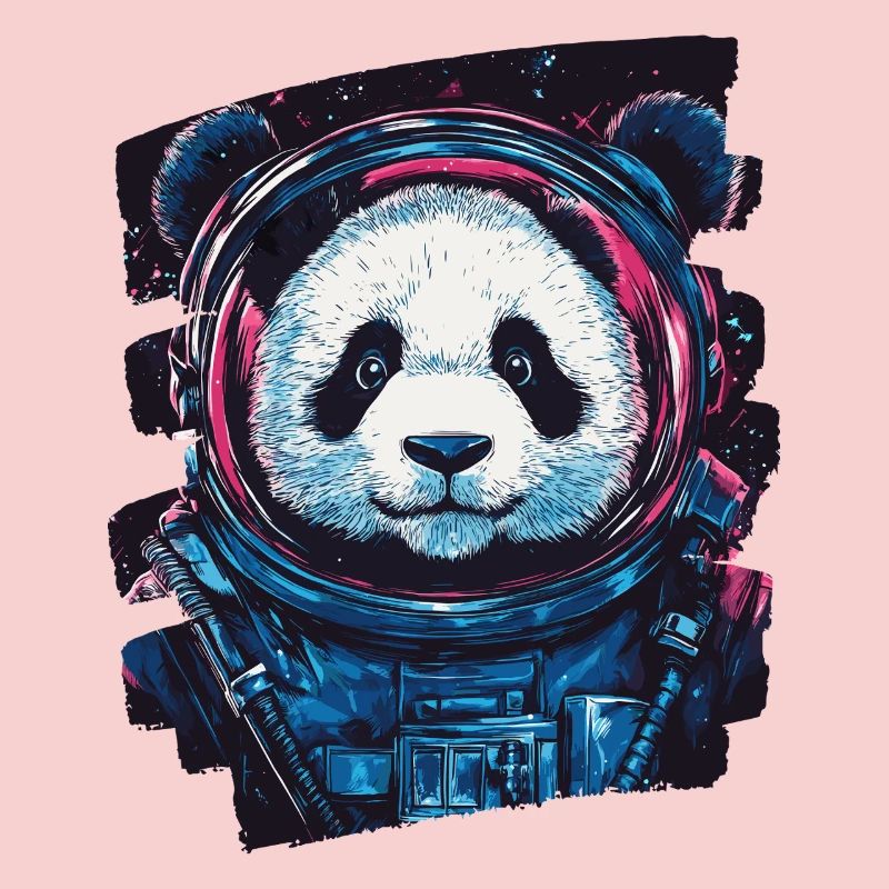 Panda Astronaute