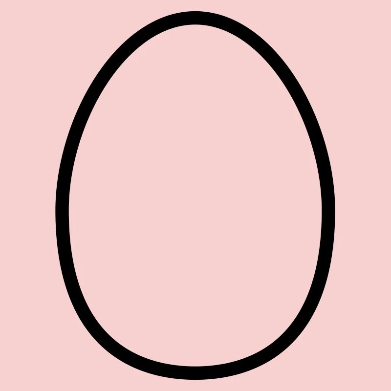 Easter Egg Contour – Minimalist Easter Design