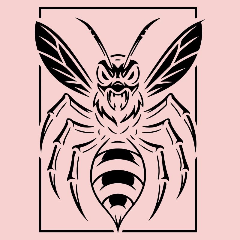 Stylized wasp