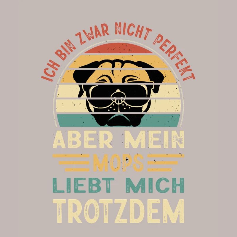 Mops Hund Hundebesitzer Geschenk Hundehalter
