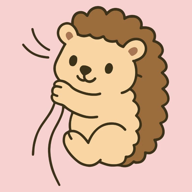 Cuddly Hedgehog Baby