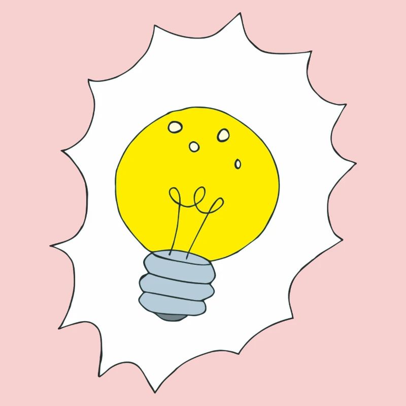 Creative Light Bulb Illustration