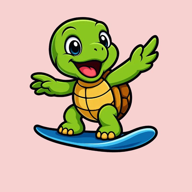 Tenue d’été cool turtle surfer beach pool
