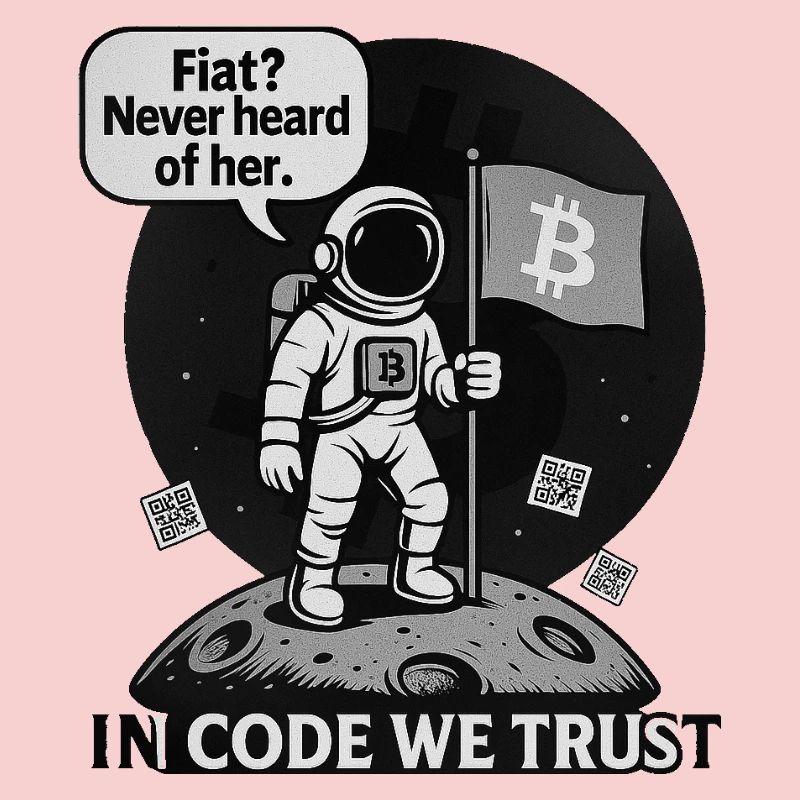 Cryptocurrenciesurrealistic space sticker