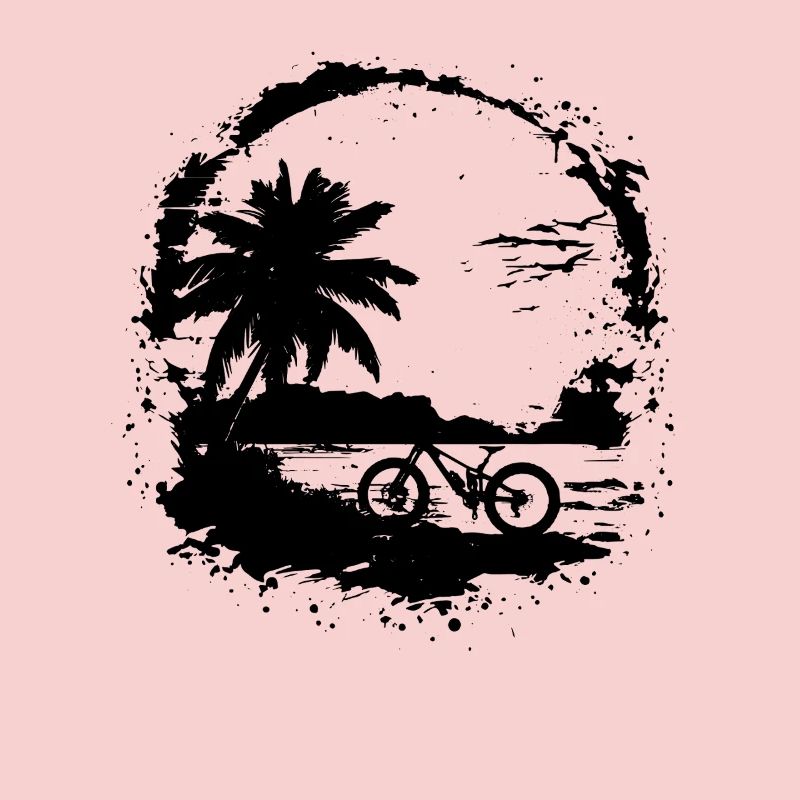 Mountain Biking Drawing