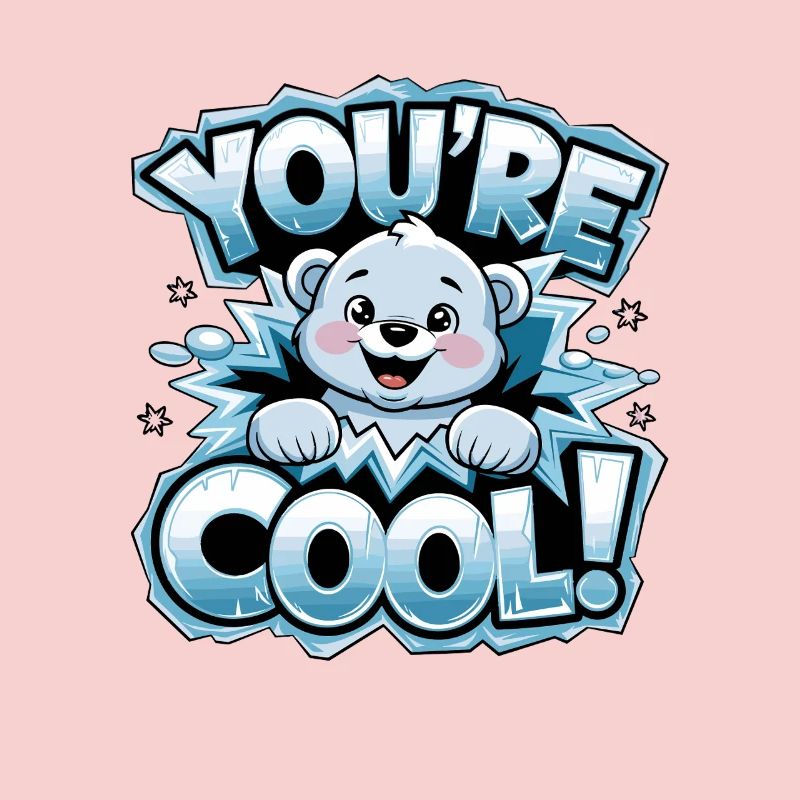 Bär, Du Bist Cool - Lustiger Eisbär Mit