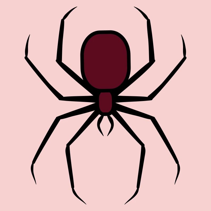 Gruselige Halloween Unheimliche Goth-Spinne 3