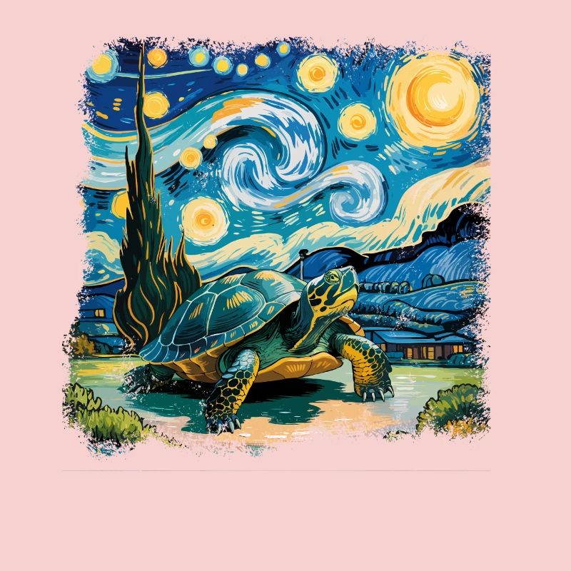 Starry Night Tortoise Artwork
