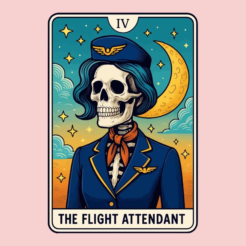 Skull Pilotin Tarot Design