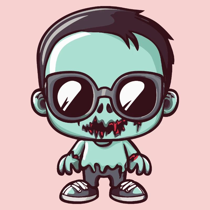 Zombie style illustration