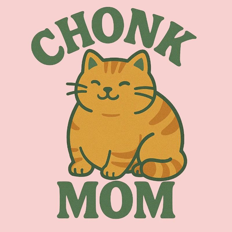 Ginger cat Chonk Mom