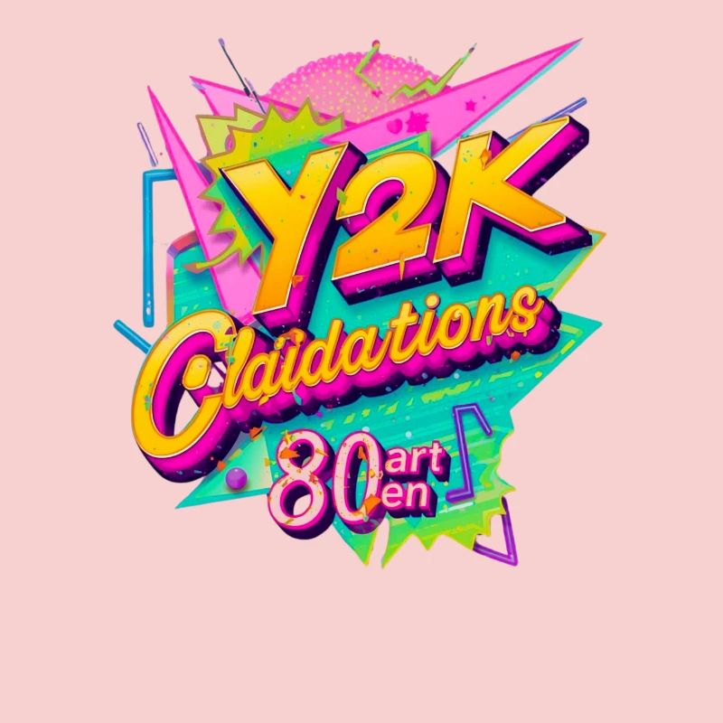 Conception de célébration rétro Y2K