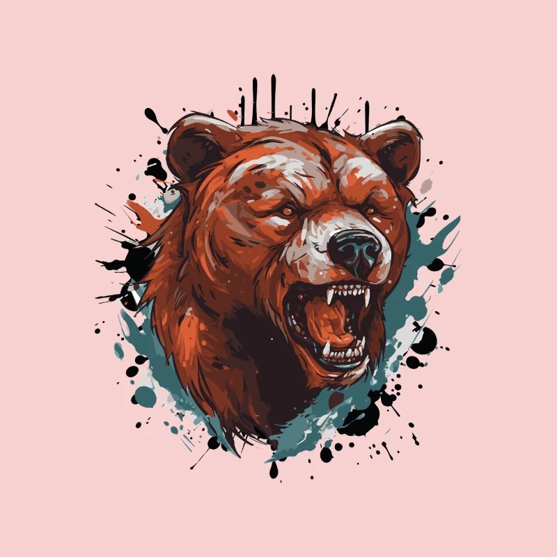 Grizzly Bear Head