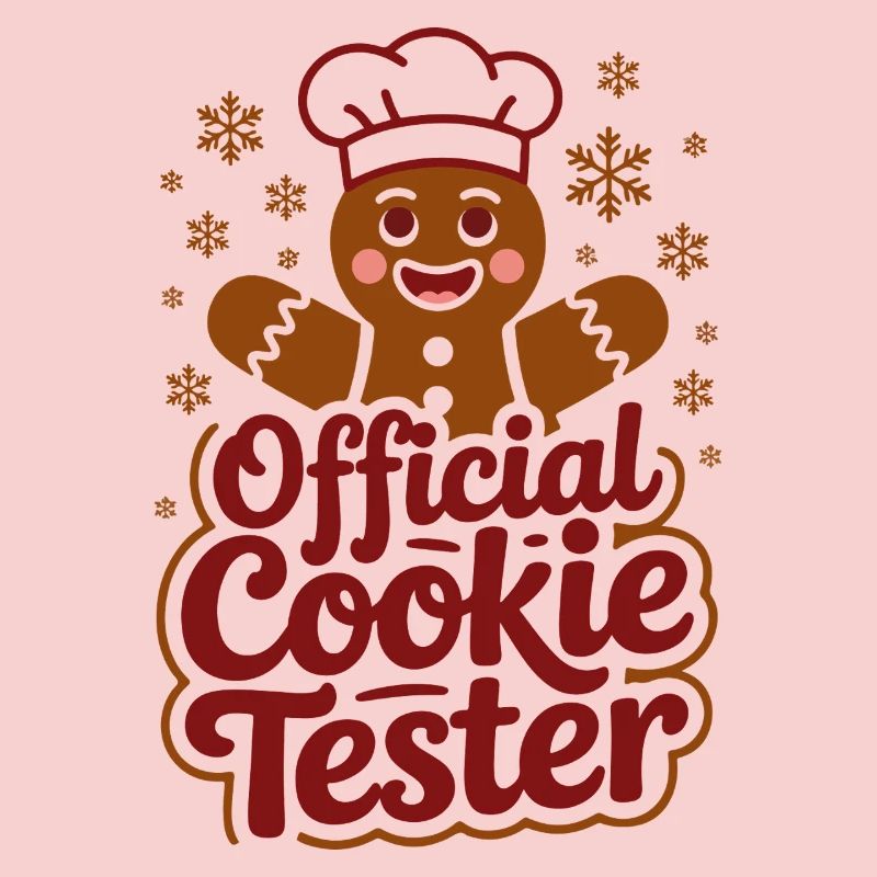 Conception de test de Noël pour les amateurs de biscuits