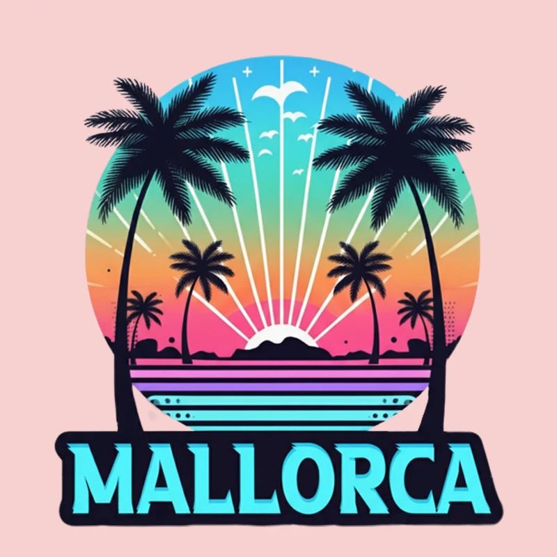 Mallorca Neon Sunset