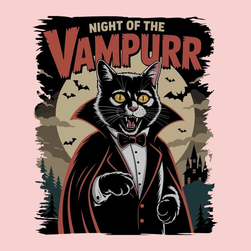 Le chat comme vampire La nuit du vampire