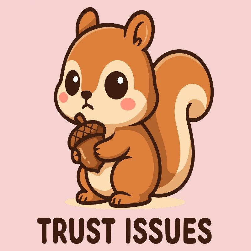 Eichhörnchen mit Trust Issues