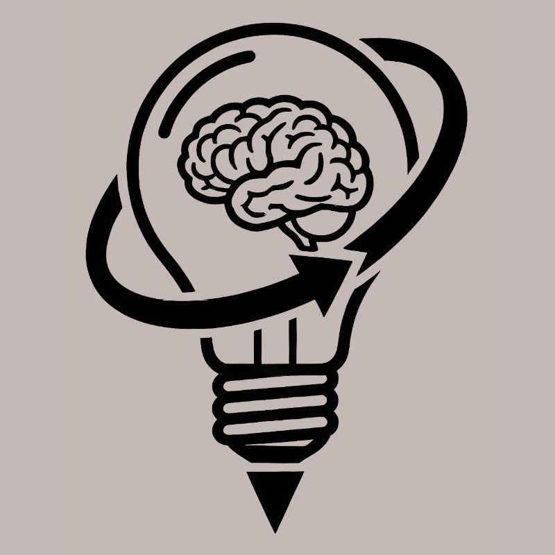The brain and the lamp – a creative idea