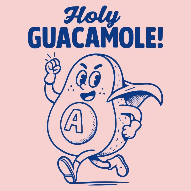 Heiliger Guacamole Avocado-Mascot