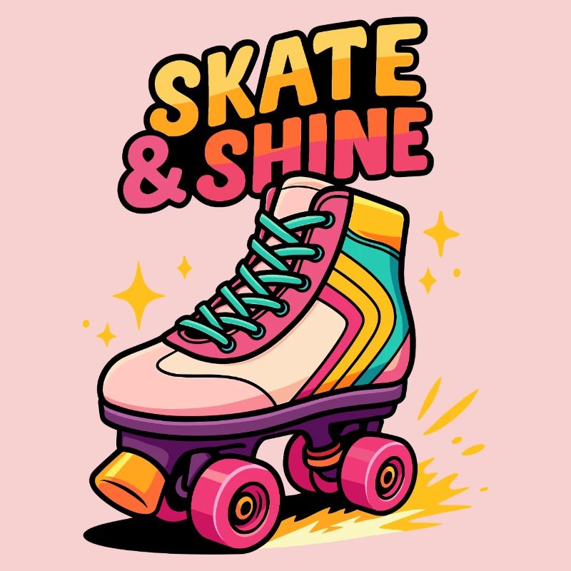 Roller néon Skate & Shine