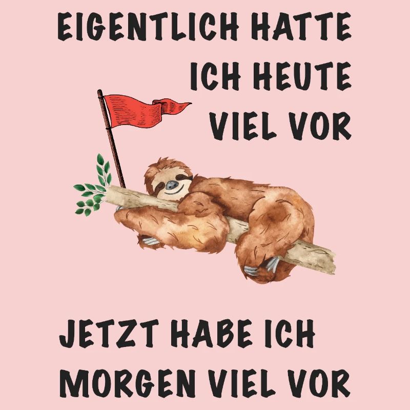Eigentlich hatte ich heute viel vor Faultier 