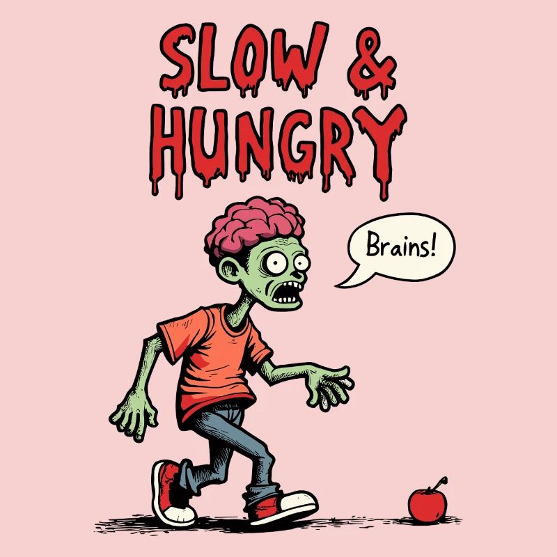Slow & Hungry Zombie Comic