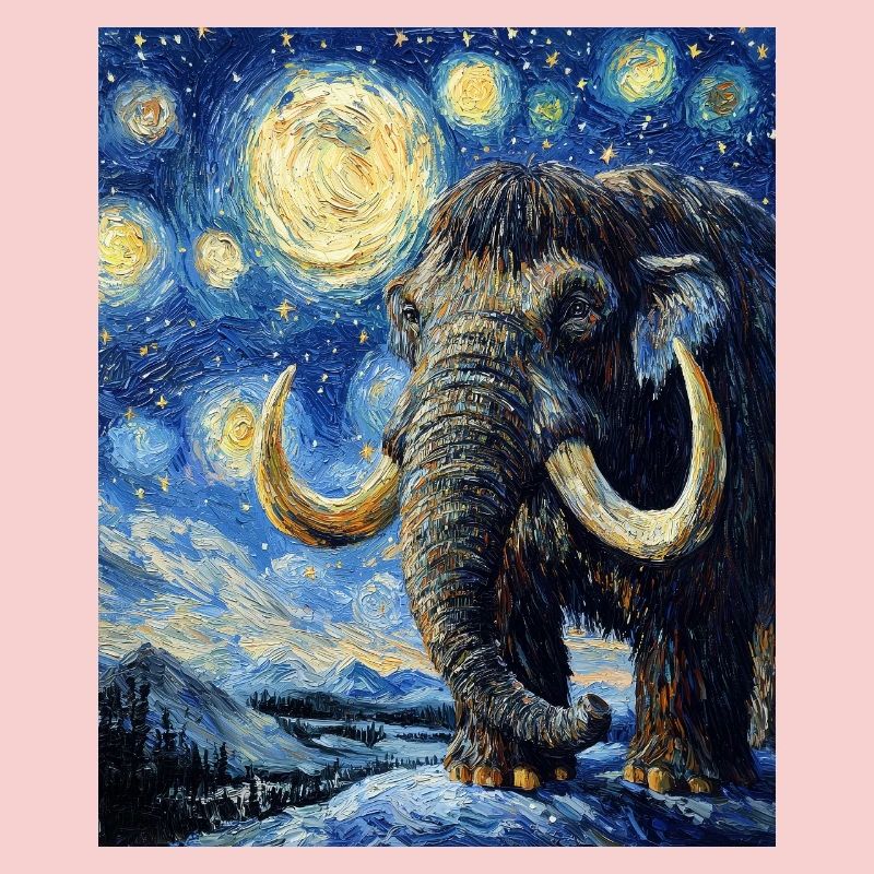 Mammoth Van Gogh Starry Night