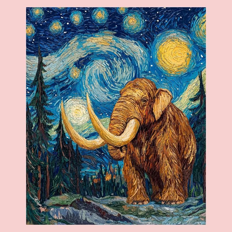 Mammoth Van Gogh Starry Night