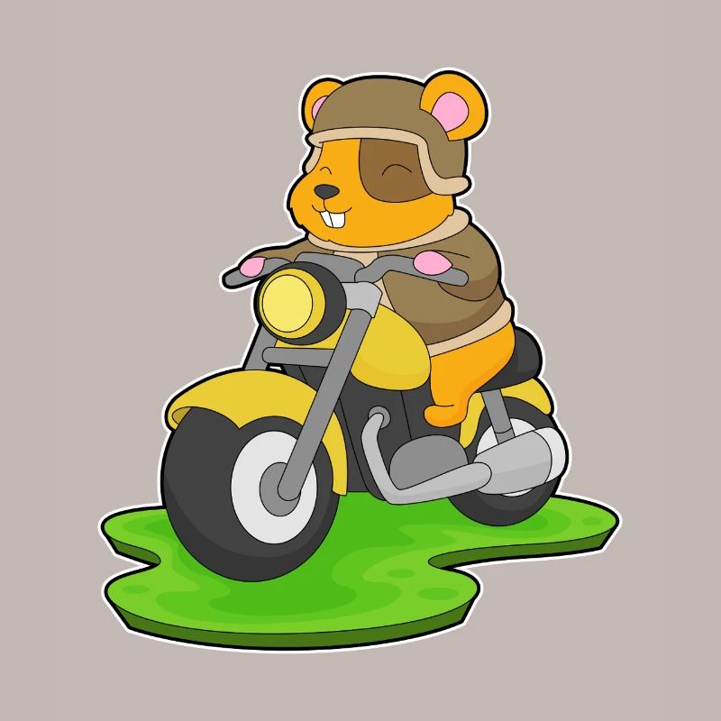 Hamster Motorcycle