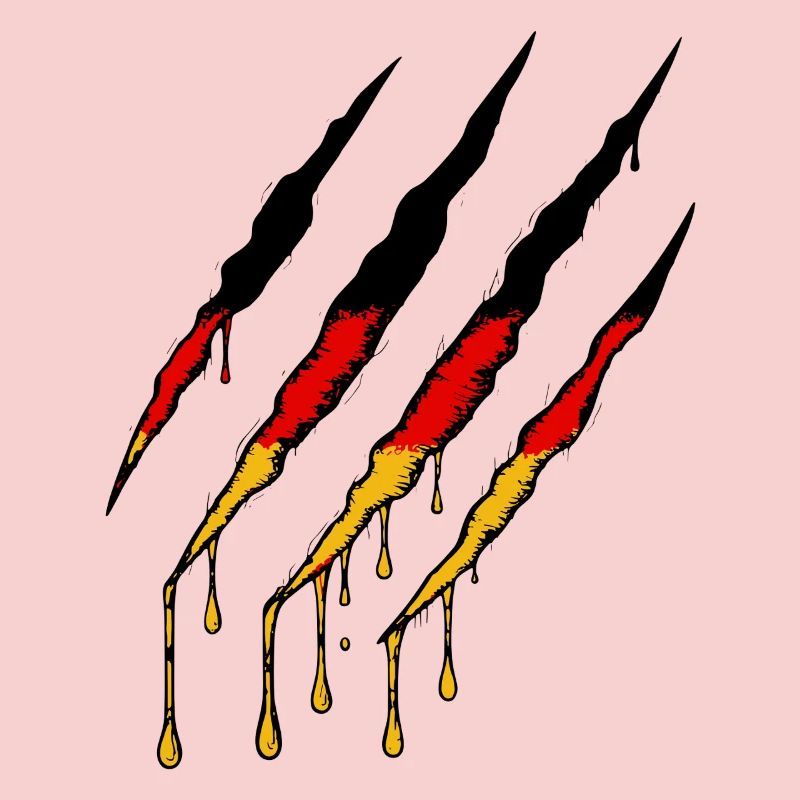Patriotic Germany Scratch Marks
