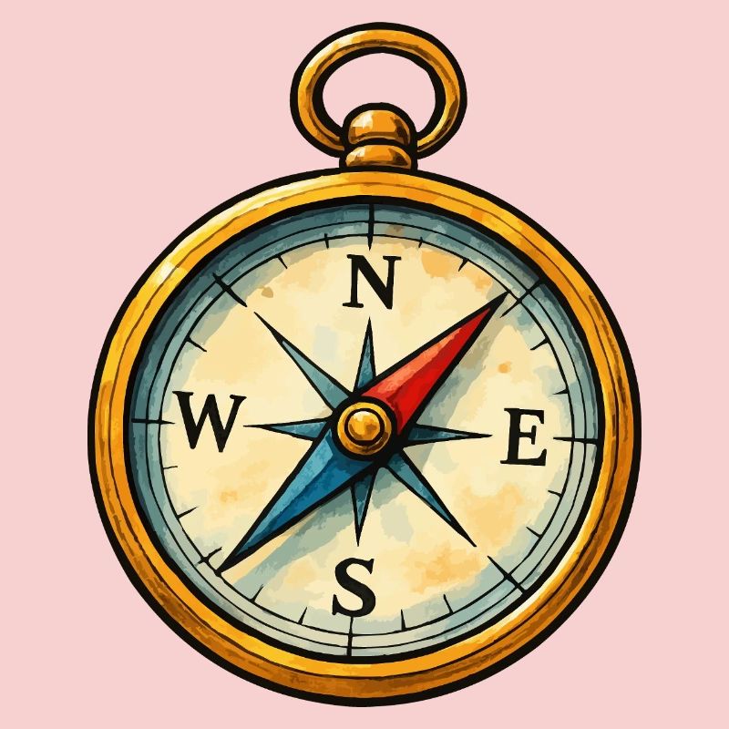 Compass Painting Style