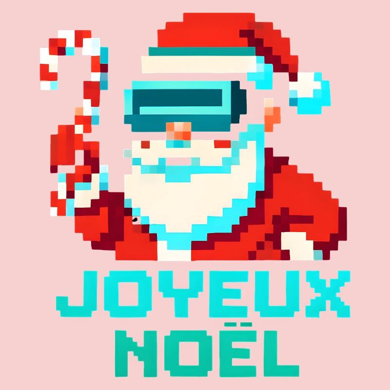 Santa Pixel VR Joyeux Noël