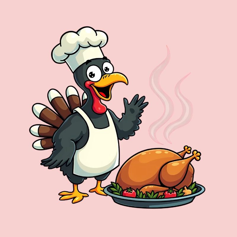 Cuisinier de dinde de Thanksgiving