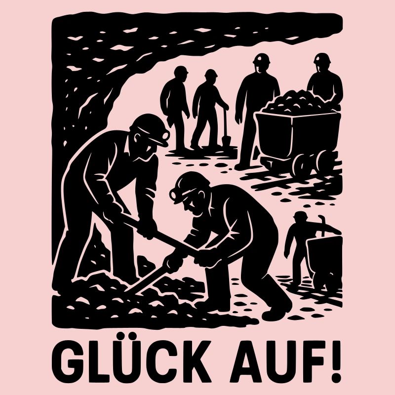 Luck On Mining Miner Work Coal Mine Historical