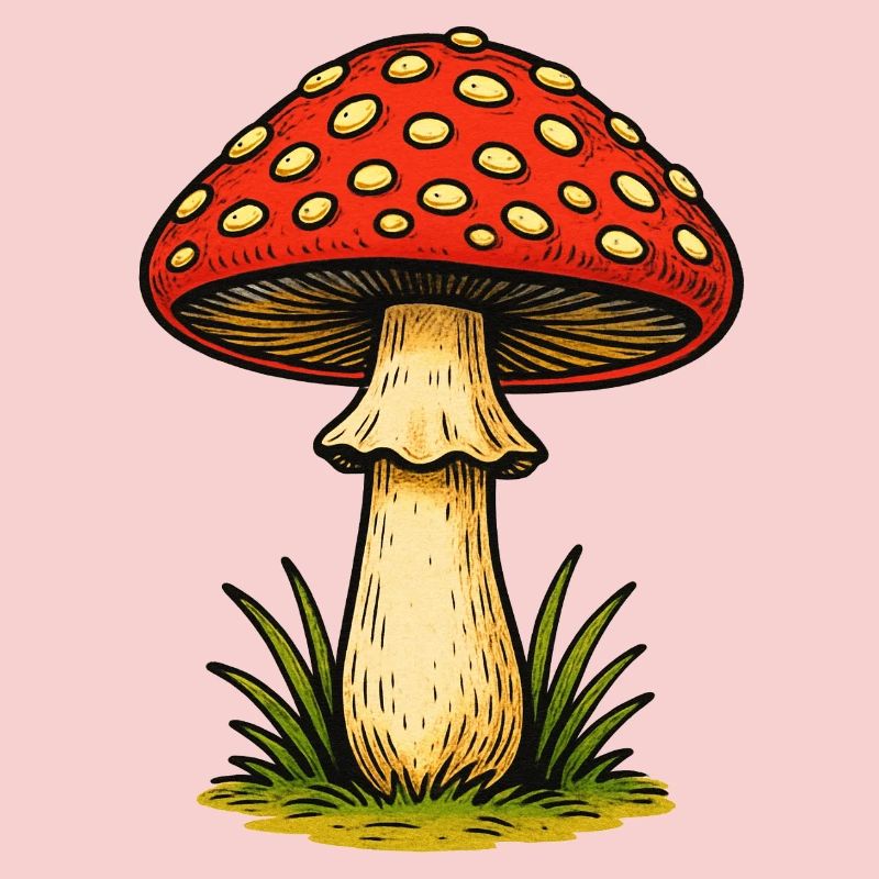Red Toadstool Retro