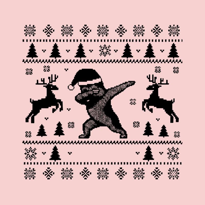 Dabbing Deutscher Schäferhund Weihnachtsmann