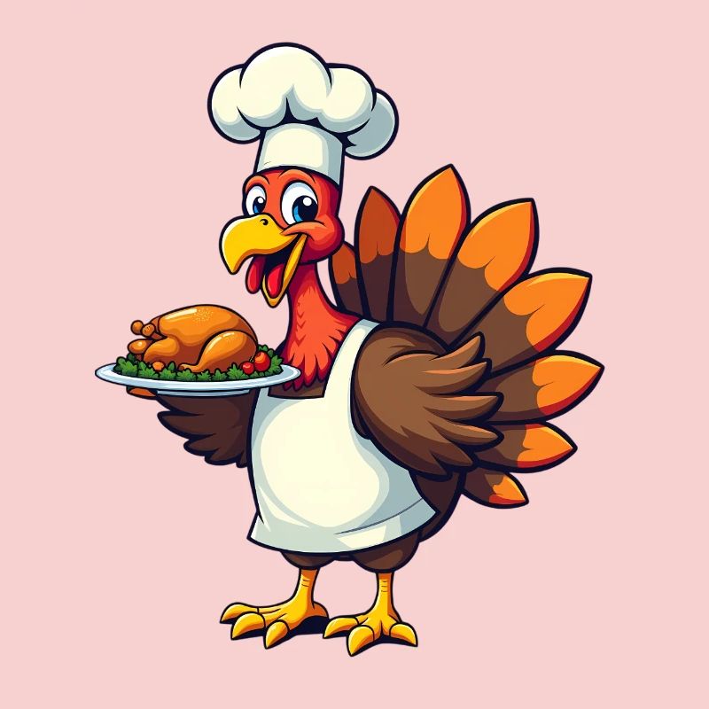 Cuisinier de dinde de Thanksgiving Thanksgiving