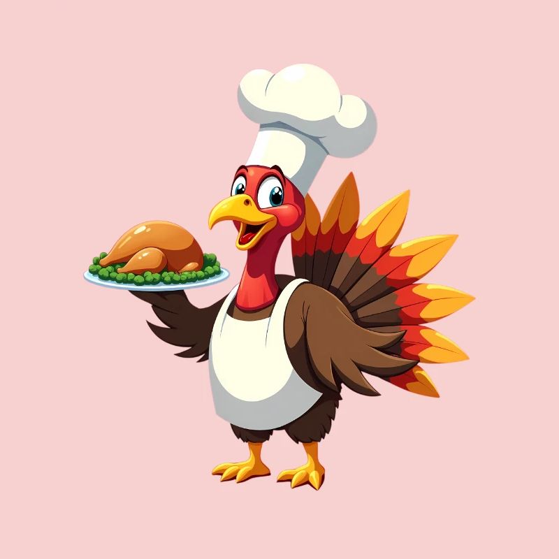 Cuisinier de dinde de Thanksgiving Thanksgiving