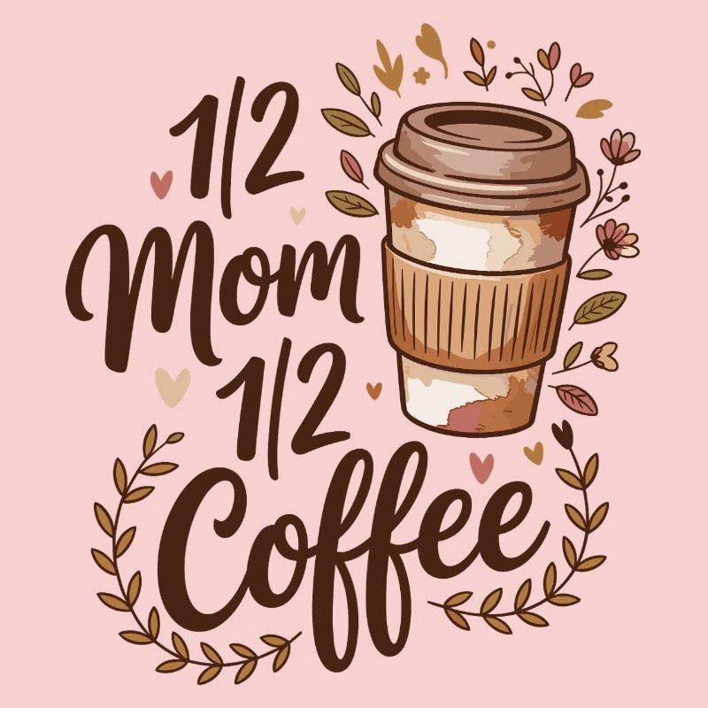 Mutter Koffein Halb Mama Halb Kaffee